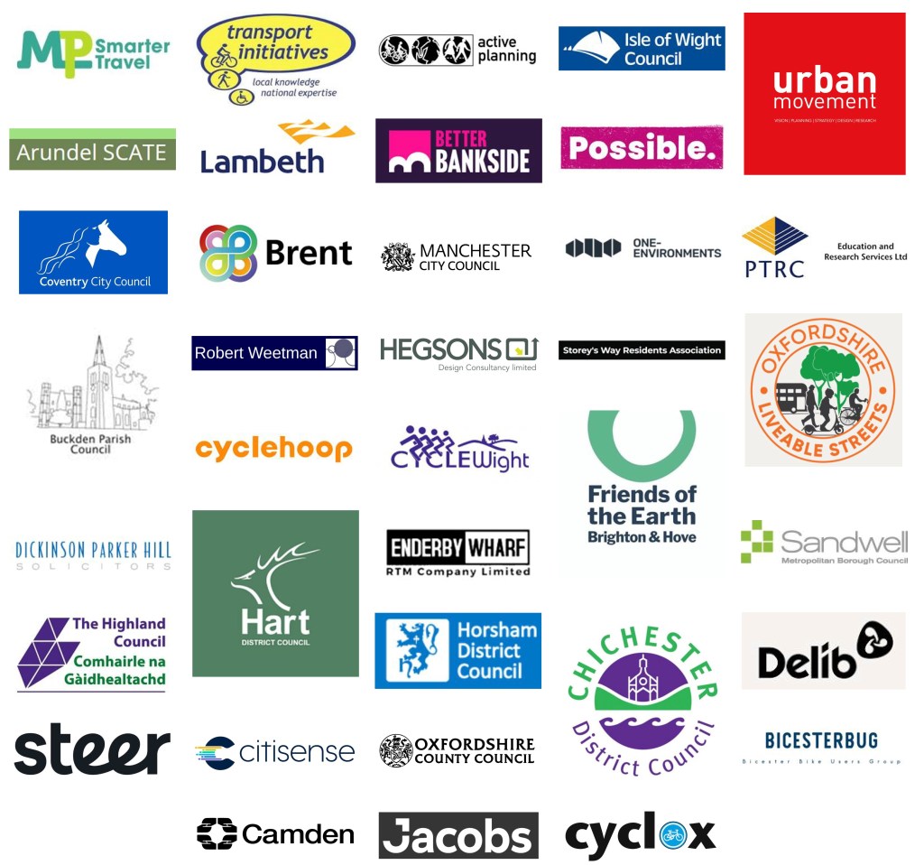 A grid of logos depicting the range of organisations we have worked for and collaborated with.